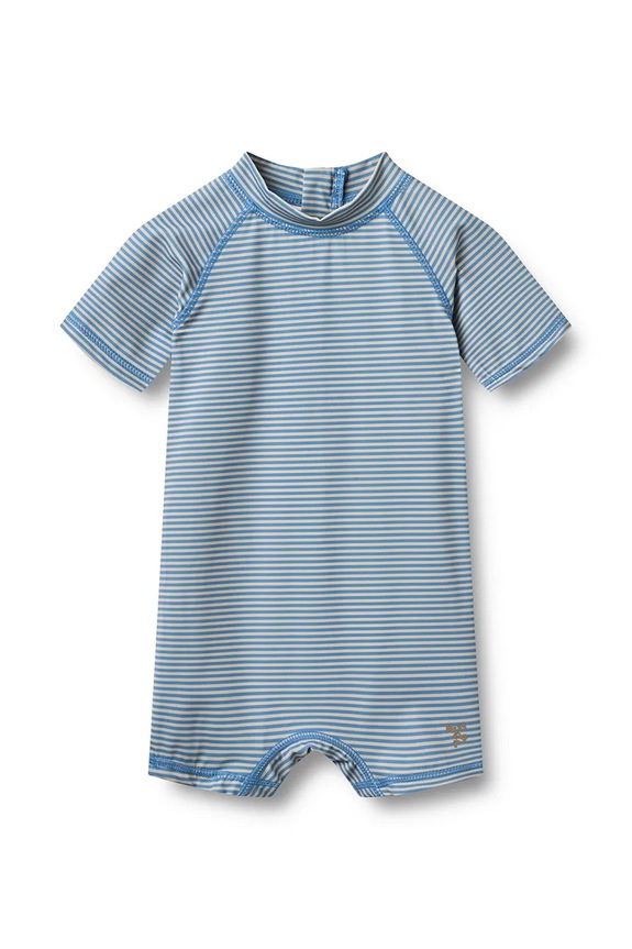 Wheat costum de baie pentru bebeluși 5733.169R.GRS albastru SS26