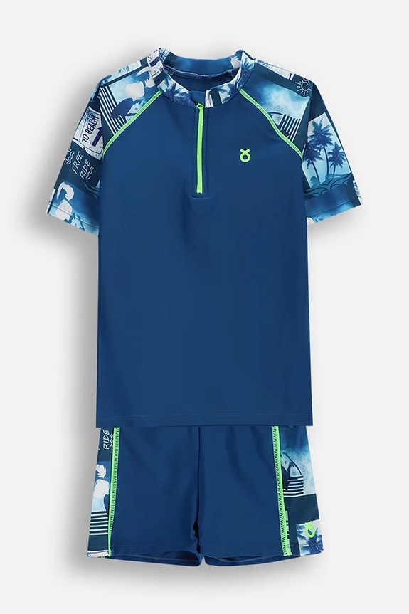Lemon Explore costum de baie din două piese pentru copii albastru WL6376802SWB