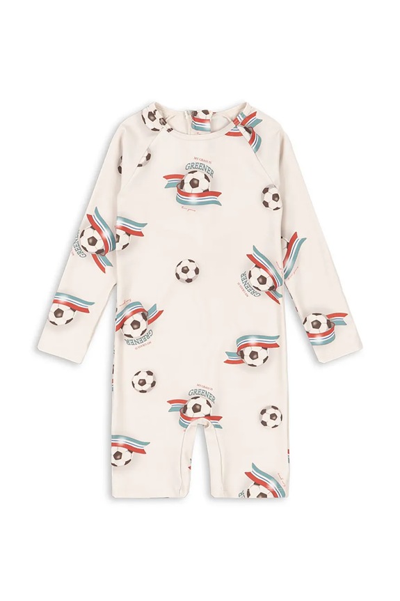 Konges Sløjd detský plážový overal ASTER ONESIE GRS béžová KS105265.PPY2
