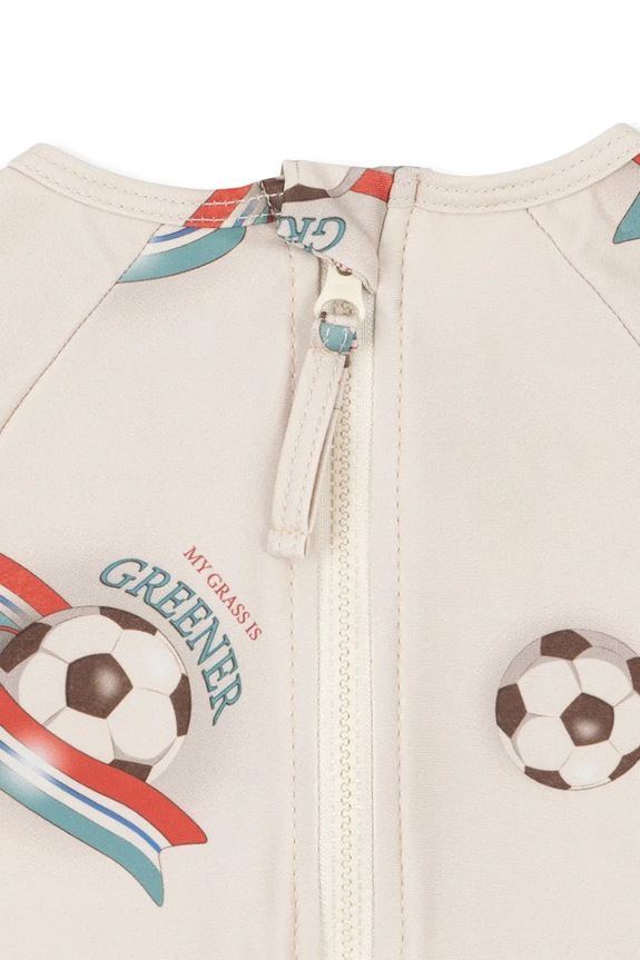 Chlapec Konges Sløjd detský plážový overal ASTER ONESIE GRS KS105265.PPY2 béžová