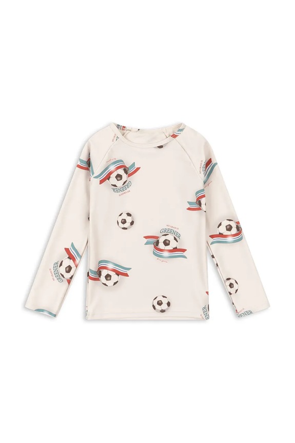 Konges Sløjd plavky longsleeve detské ASTER SWIM BLOUSE GRS béžová KS105266.PPY2