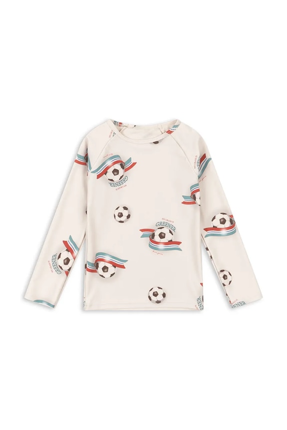 Konges Sløjd plavky longsleeve detské ASTER SWIM BLOUSE GRS béžová KS105266.PPY2