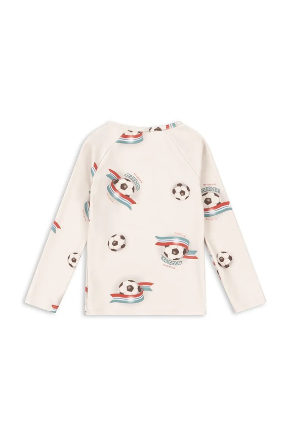 Konges Sløjd plavky longsleeve detské ASTER SWIM BLOUSE GRS KS105266.PPY2 béžová SS26