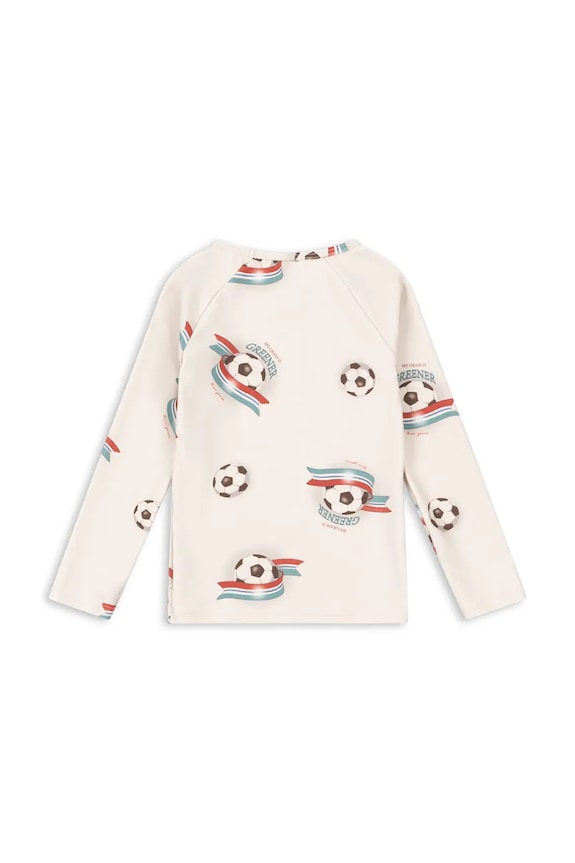 Konges Sløjd plavky longsleeve detské ASTER SWIM BLOUSE GRS KS105266.PPY2 béžová SS26
