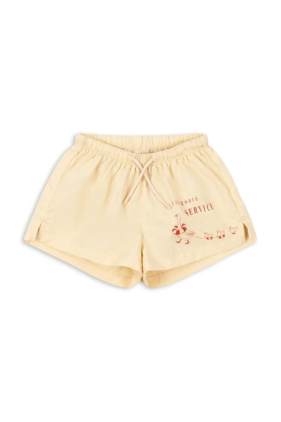 Konges Sløjd plavkové šortky detské POMIO SHORT SWIM SHORTS GRS KS105523.PPY2 žltá SS26