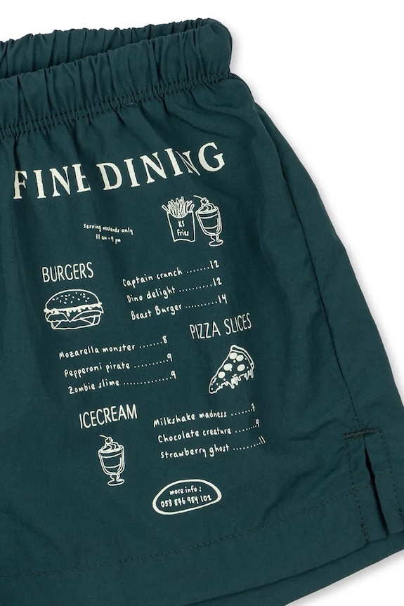 Chlapec Konges Sløjd plavkové šortky detské POMIO SHORT SWIM SHORTS GRS KS105523.PPY2 tyrkysová