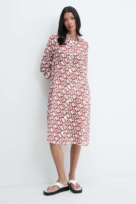 Max Mara Beachwear sukienka plażowa damska STEPPA 2616221069600 biały SS26