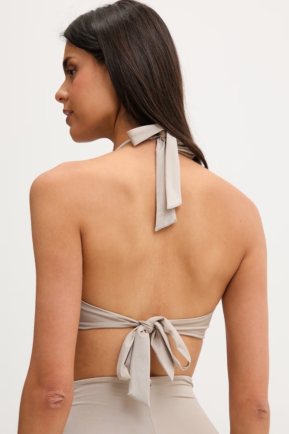 Odjeća Max Mara Beachwear grudnjak za kupanje za žene ALOA 2616821049600 bež