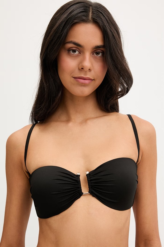 Max Mara Beachwear biustonosz kąpielowy damski AMELIA czarny 2616821239600