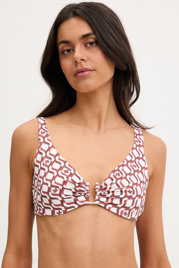 Max Mara Beachwear Biustonosz kąpielowy damski ARA pomarańczowy 2616821299600