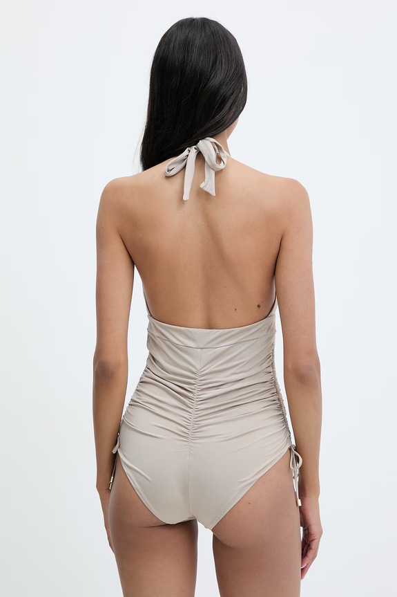 Max Mara Beachwear strój kąpielowy jednoczęściowy damski COSETTA 2616831069600 beżowy SS26