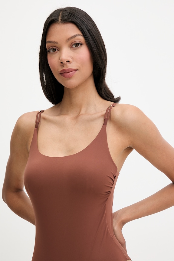 Ruházat Max Mara Beachwear egyrészes női fürdőruha CAREZZA 2616831119600 barna