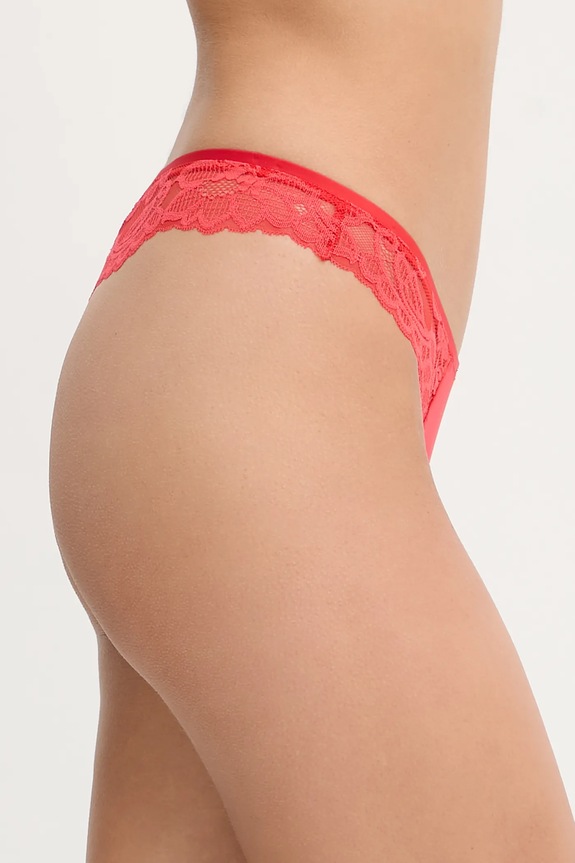 Îmbrăcăminte BOSS chiloți g-string pentru femei THONG BLOSSOM 50556195 rosu