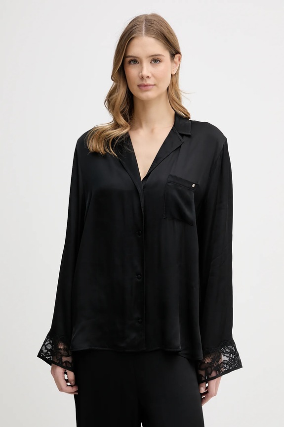 BOSS piżama Blossom Long Set 50557156 czarny SS26