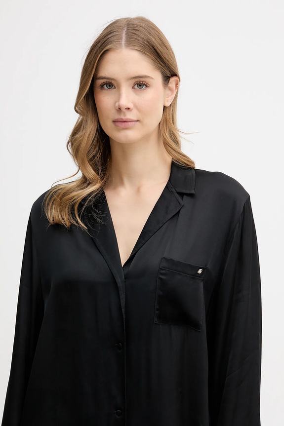 BOSS piżama Blossom Long Set 50557156 czarny