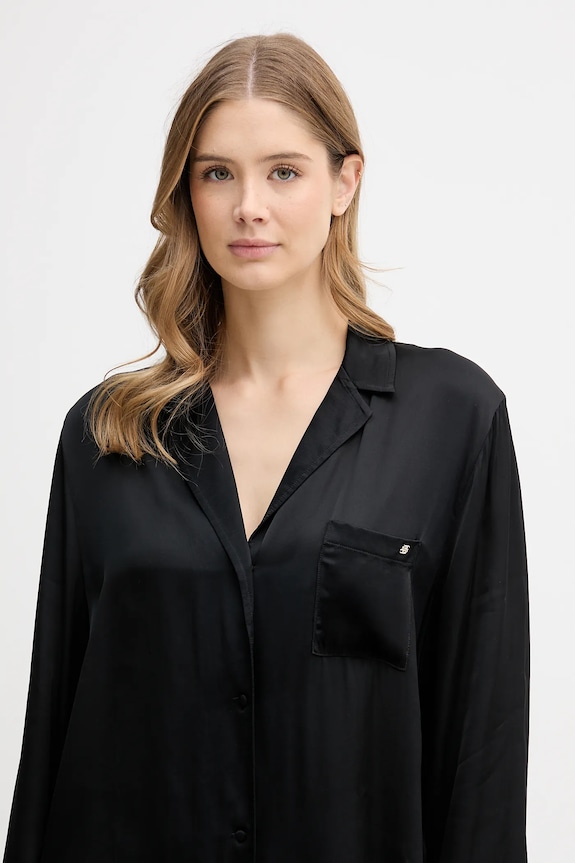 BOSS piżama Blossom Long Set 50557156 czarny