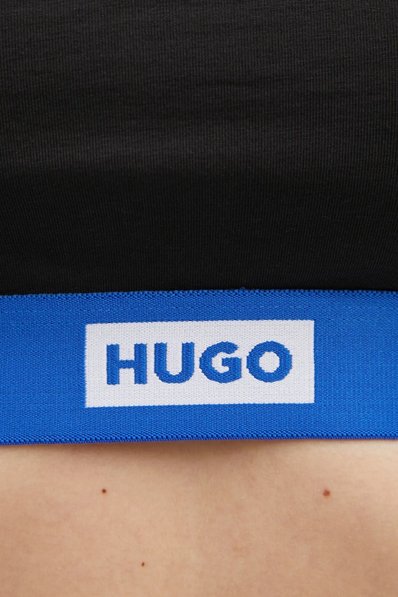 HUGO Blue sutien TWIN BLUE BRALETTE negru 50557214