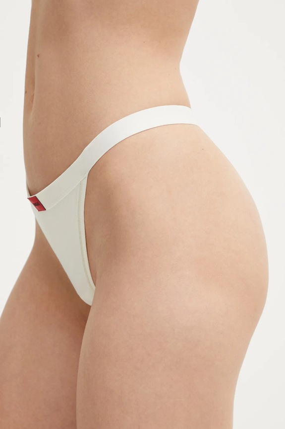 Tangá HUGO SIGNATURE STRING 50557160 béžová SS26