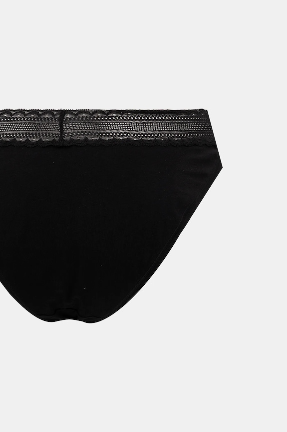 Oblečenie Nohavičky HUGO TRIPLET LACE BRIEF 3-pak 50557200 čierna