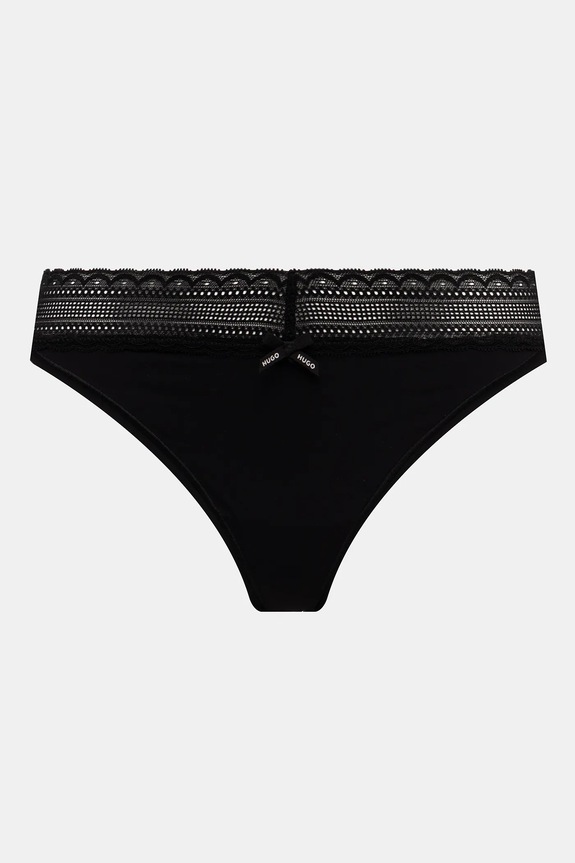 Oblečenie Tangá HUGO FIVE LACE STRING 5-pak 50557204 červená