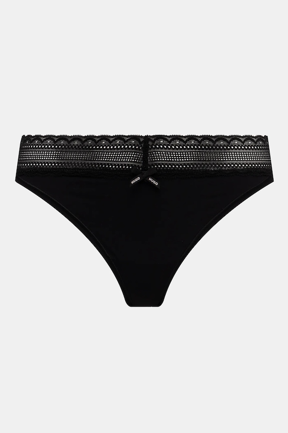 Oblečenie Tangá HUGO FIVE LACE STRING 5-pak 50557204 červená