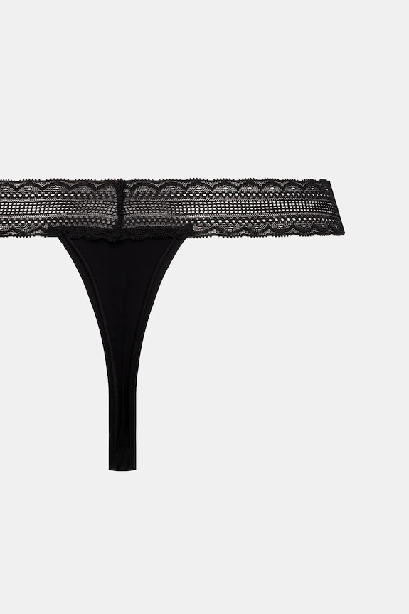 Tangá HUGO FIVE LACE STRING 5-pak 50557204 červená