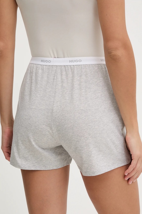 Pyžamové šortky HUGO HUGO ID SHORTS 50555600 sivá SS26
