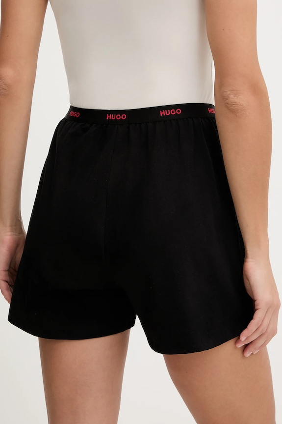 Pyžamové šortky HUGO HUGO ID SHORTS 50555600 čierna SS26