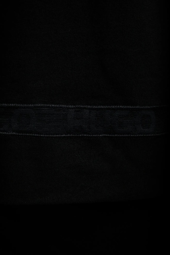 Pidžama HUGO MESH LOGO LONG SET 50556636 crna
