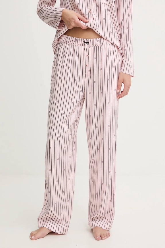 HUGO pantaloni de pijama SARTORIAL PANTS fund roz 50556664