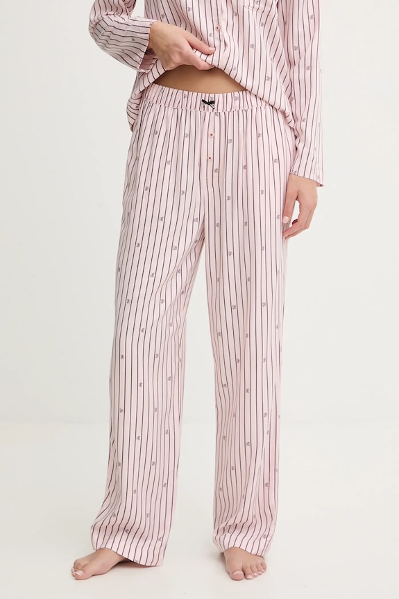 HUGO pantaloni de pijama SARTORIAL PANTS fund roz 50556664