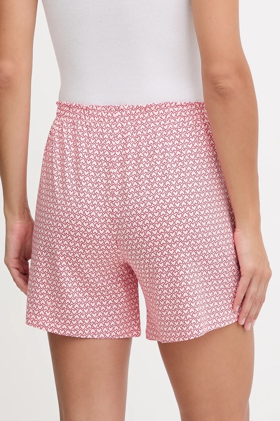 Oblečenie HUGO pyžamové šortky dámske z modalom CASUAL SHORTS 50556938 červená