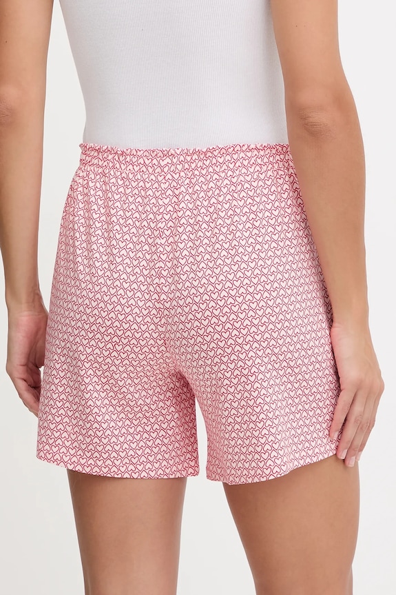 Oblečenie HUGO pyžamové šortky dámske z modalom CASUAL SHORTS 50556938 červená