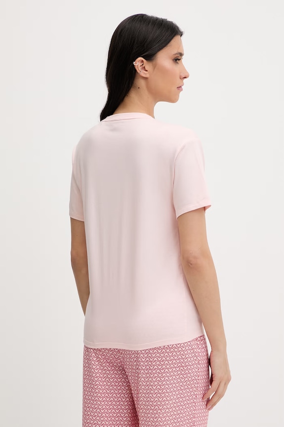 Oblečenie HUGO tričko dámske s modalom CASUAL T-SHIRT 50556981 ružová