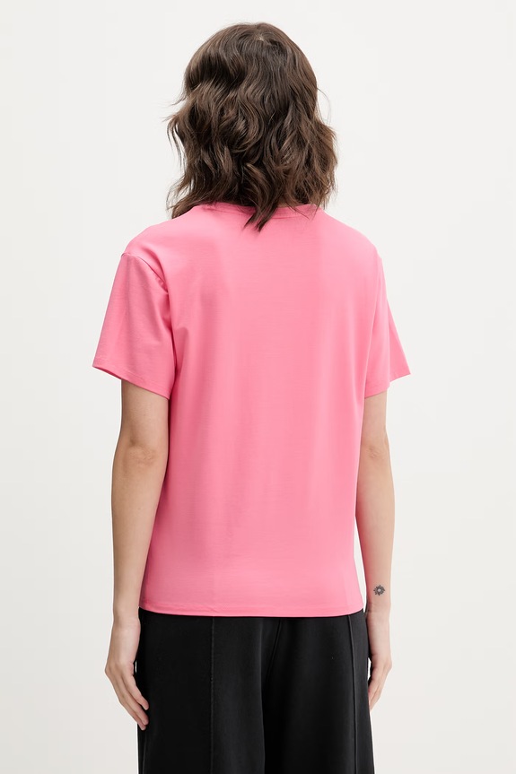 Oblečenie HUGO tričko dámske s modalom CASUAL T-SHIRT 50556981 ružová