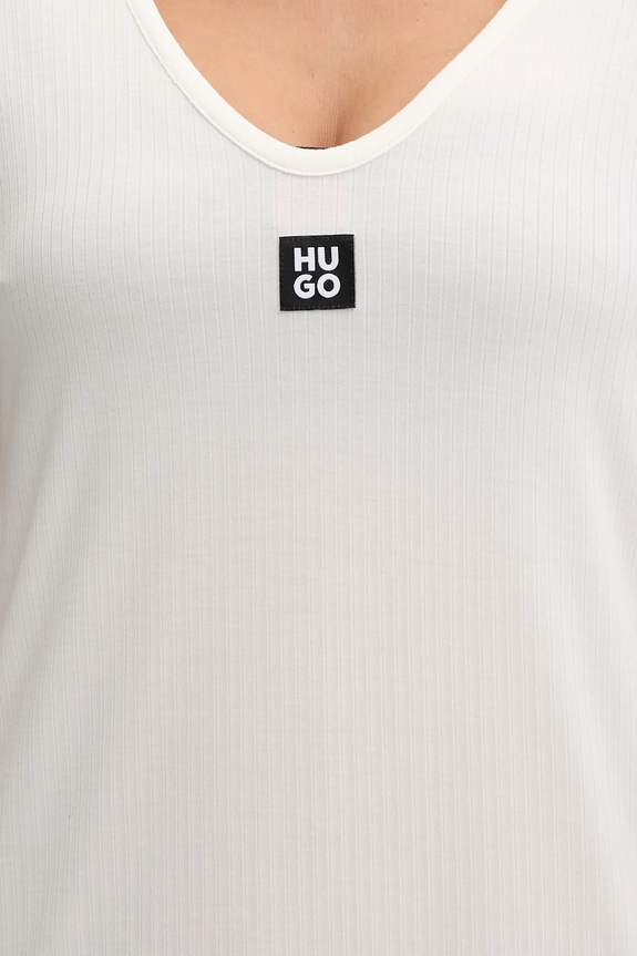 Plážové šaty HUGO SIGNATURE B. DRESS béžová 50555745
