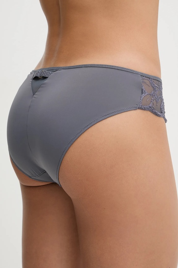 Odzież Chantelle figi FLEURS C12M30 szary