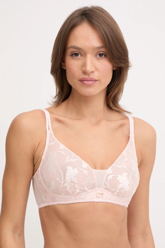 Σουτιέν Chantelle πλεκτό ύφασμα ροζ C18UQ9