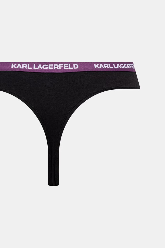 Karl Lagerfeld tange za žene od pamuka s elastanom 3-pack B1W47015