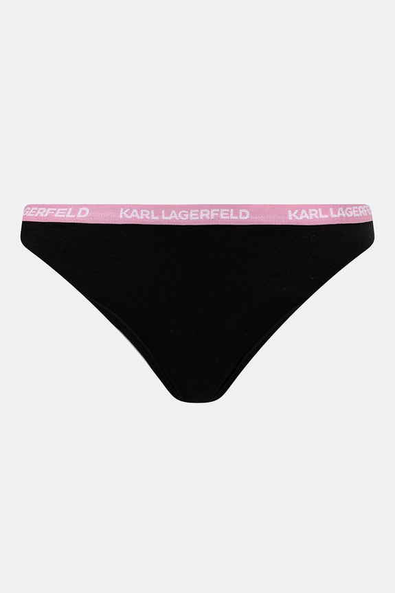 Ρούχα Brazilian στρινγκ Karl Lagerfeld 3-pack B1W47015 μαύρο