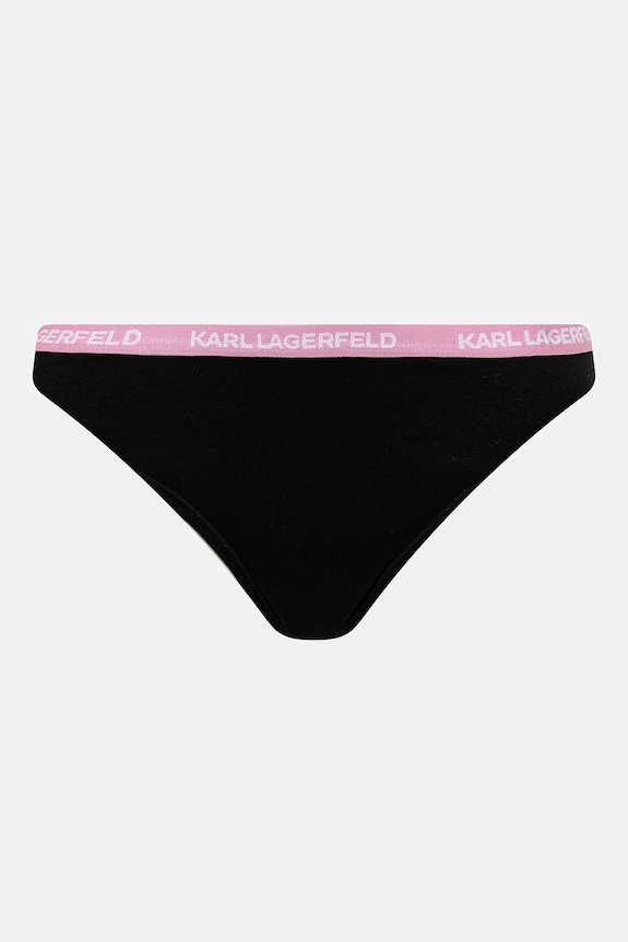 Ρούχα Brazilian στρινγκ Karl Lagerfeld 3-pack B1W47015 μαύρο