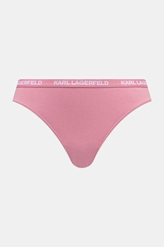 Karl Lagerfeld stringi damskie bawełniane z elastanem 7-pack B1W47016