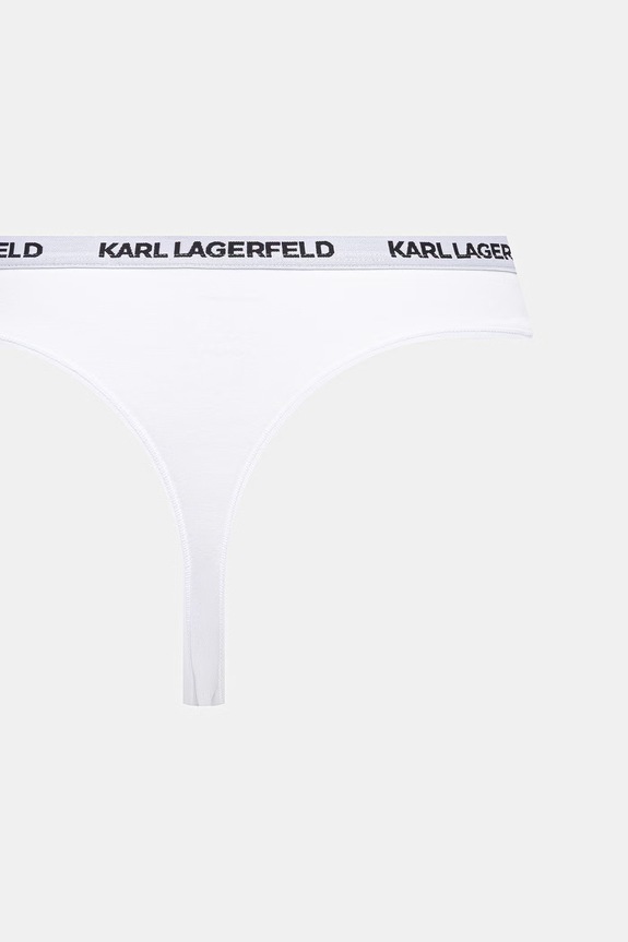 Karl Lagerfeld stringi damskie bawełniane z elastanem 7-pack B1W47016