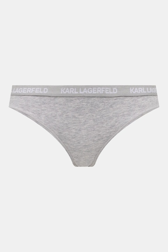 Karl Lagerfeld Chiloți de damă din bumbac cu elastan pachet de 3 B1W47033 alb SS26