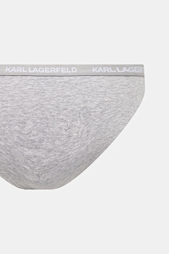 Karl Lagerfeld Chiloți de damă din bumbac cu elastan pachet de 3 B1W47033 alb