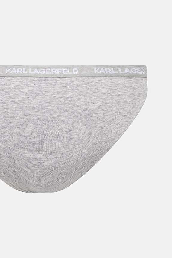 Karl Lagerfeld Chiloți de damă din bumbac cu elastan pachet de 3 B1W47033 alb