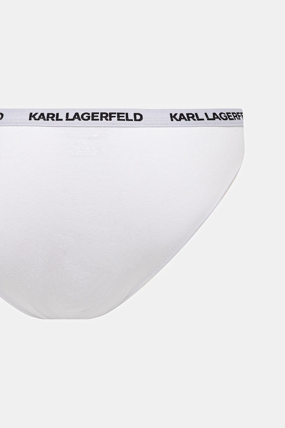 Karl Lagerfeld Chiloți de damă din bumbac cu elastan pachet de 3 B1W47033