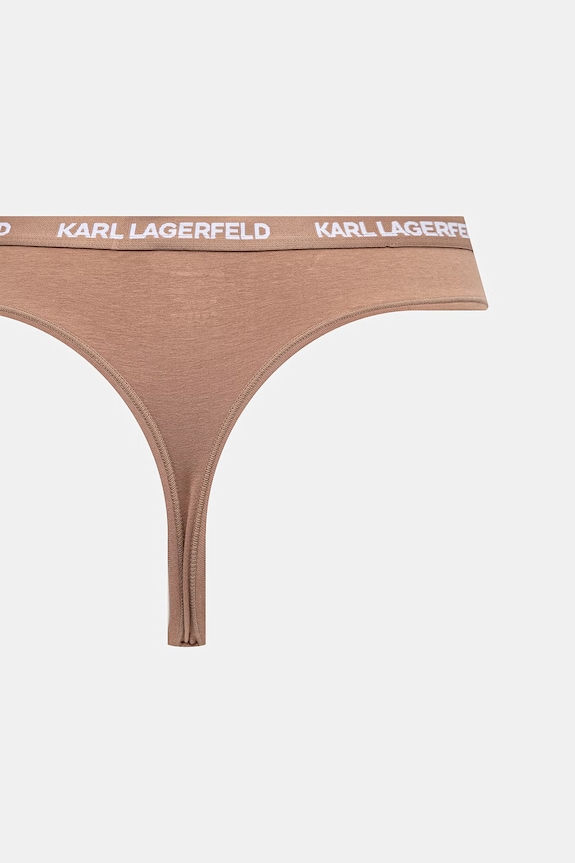 Karl Lagerfeld perizoma da donna in cotone pacco da 3 B1W47031