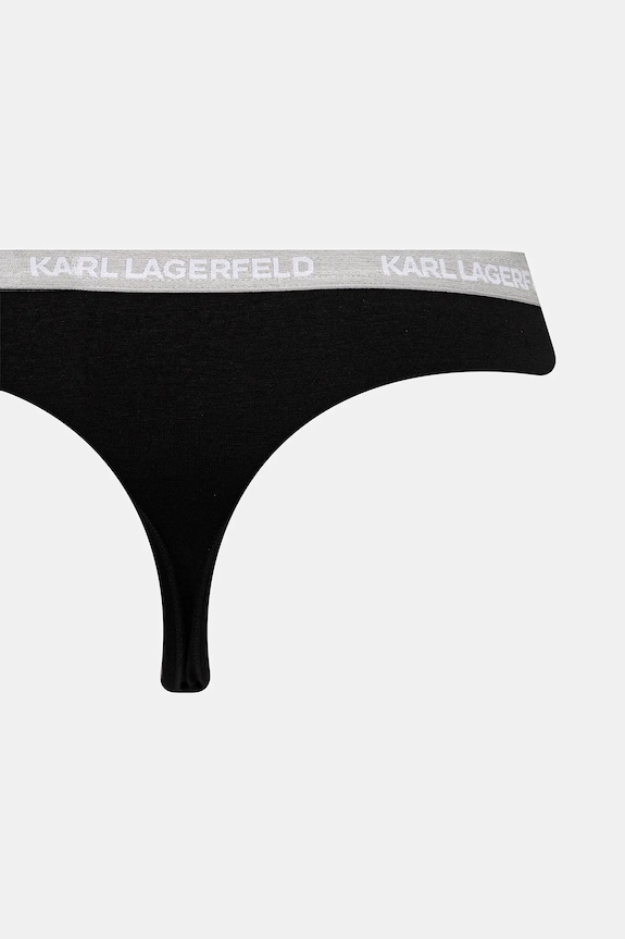 Karl Lagerfeld tangá dámske s bavlnou 3-pak B1W47031