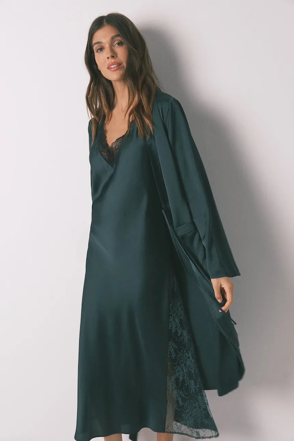 Odjeća Kućni ogrtač women'secret 2532441 zelena